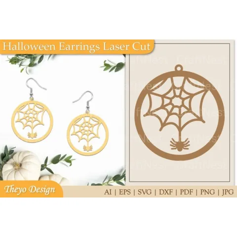 Halloween Earrings SVG Bundle