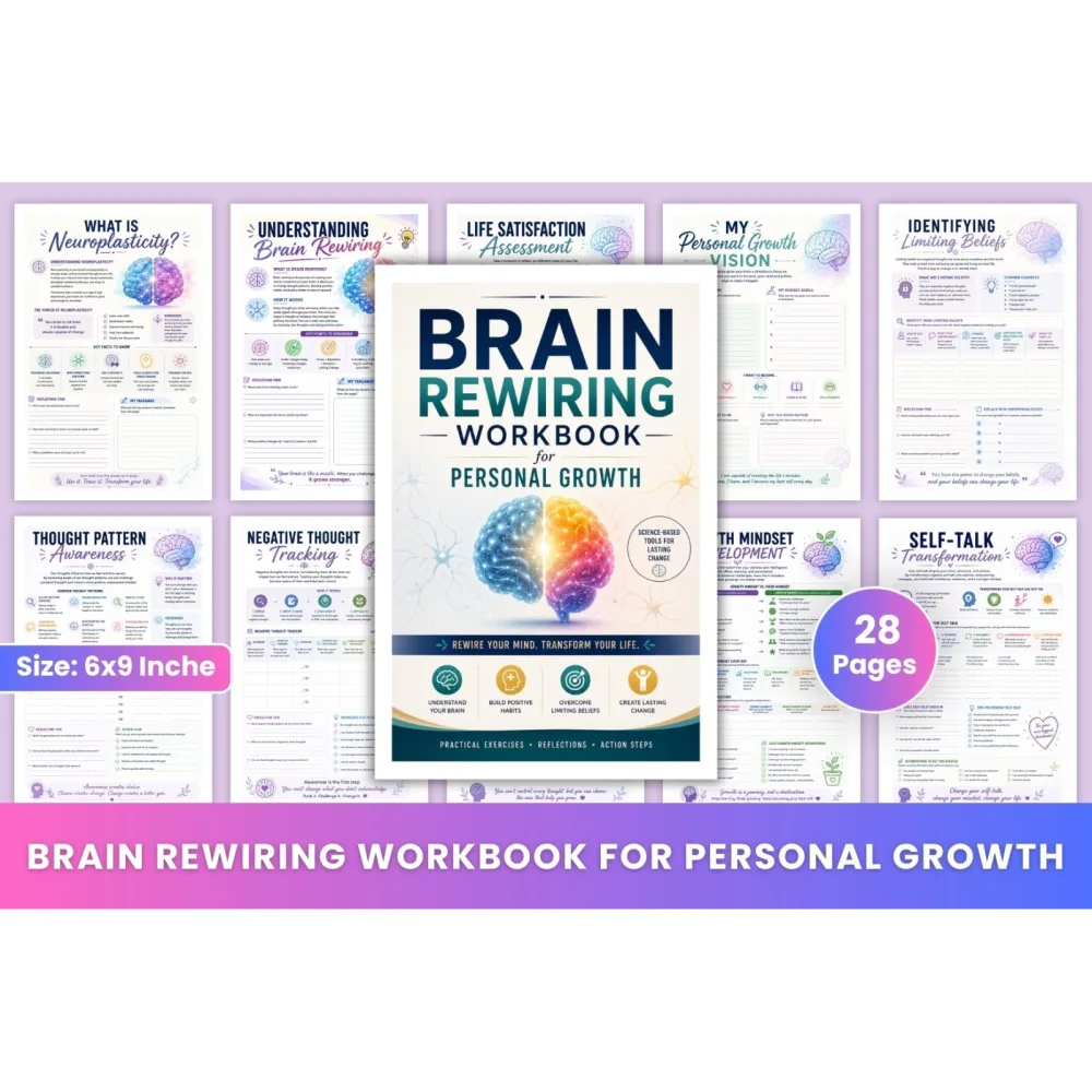 Brain Rewiring For Personal Growth Workbook