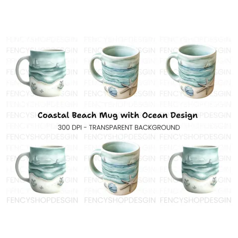 Beach Ocean Clipart Bundle