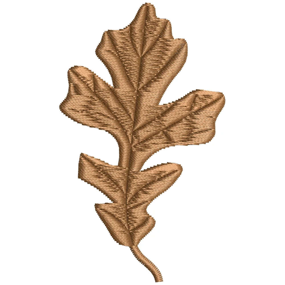 Oak Embroidery Design