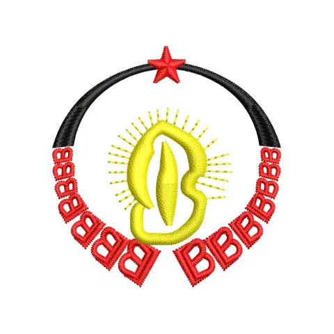 Star Of Pride Embroidery Design
