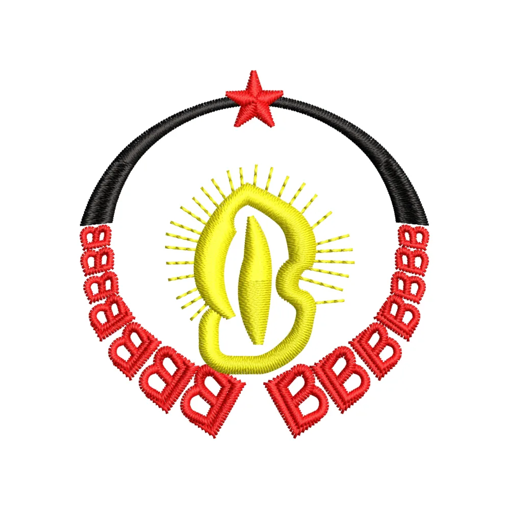 Star Of Pride Embroidery Design
