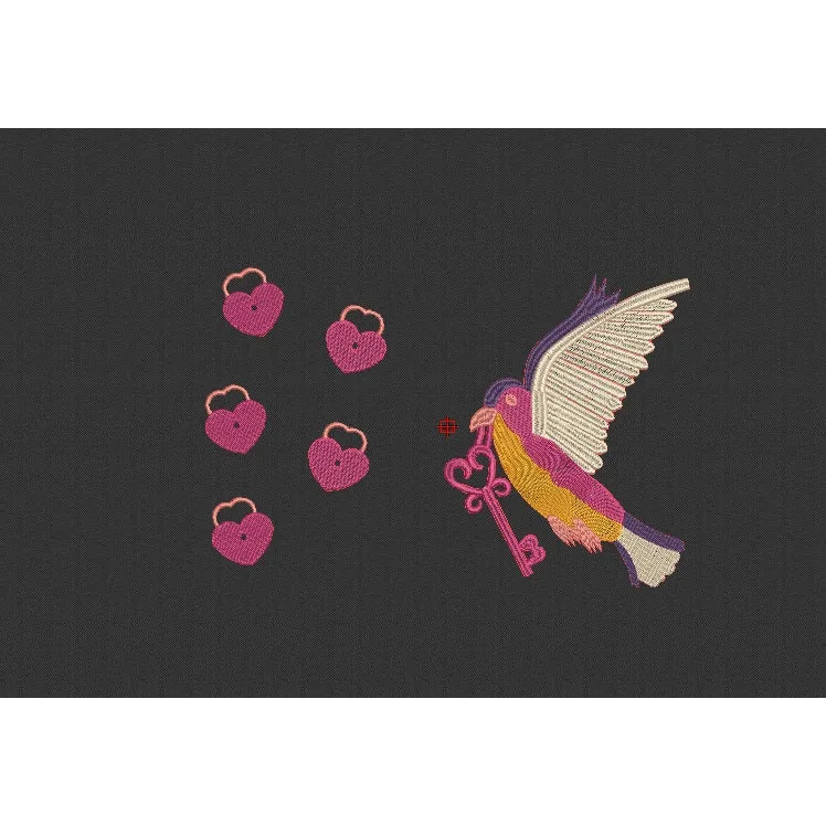 Bird Embroidery Design