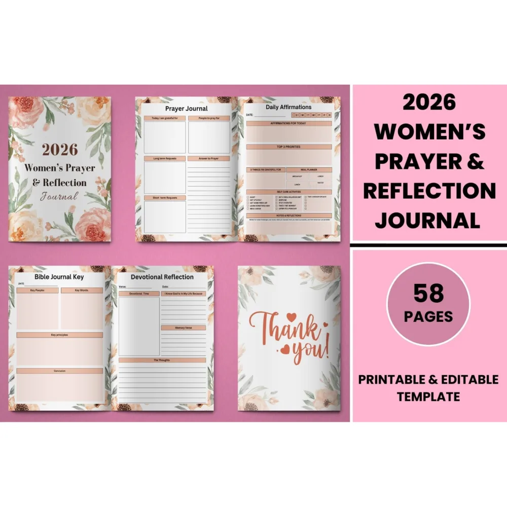 Women's Prayer Reflection Journal
