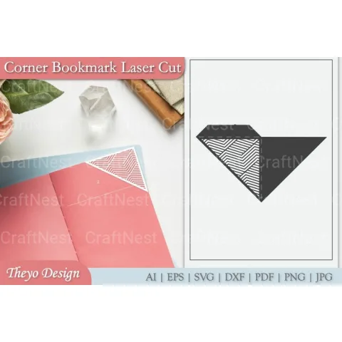 Corner Bookmark SVG Bundle