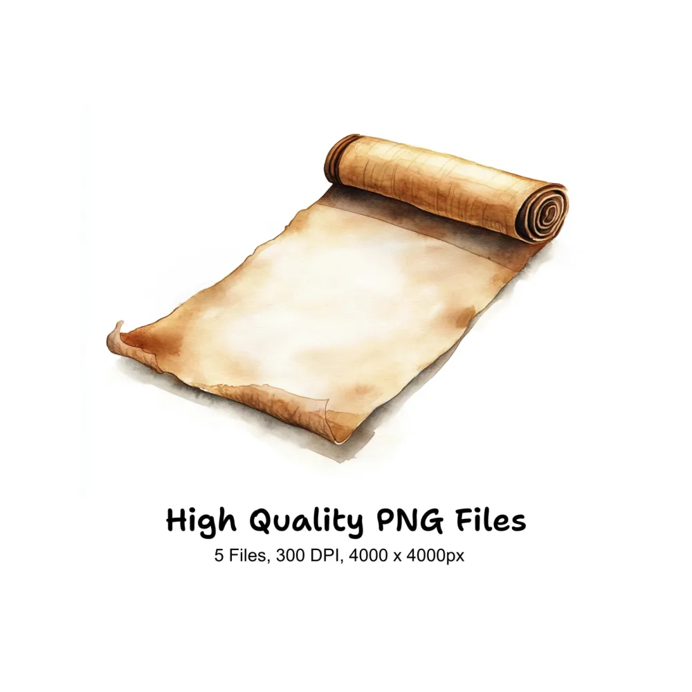 Vintage Scroll Clipart Bundle