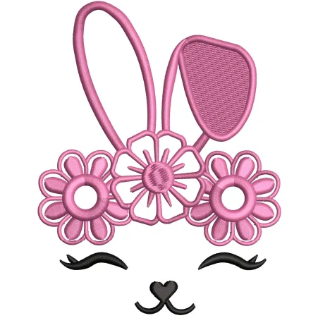 Rabbit Embroidery Design