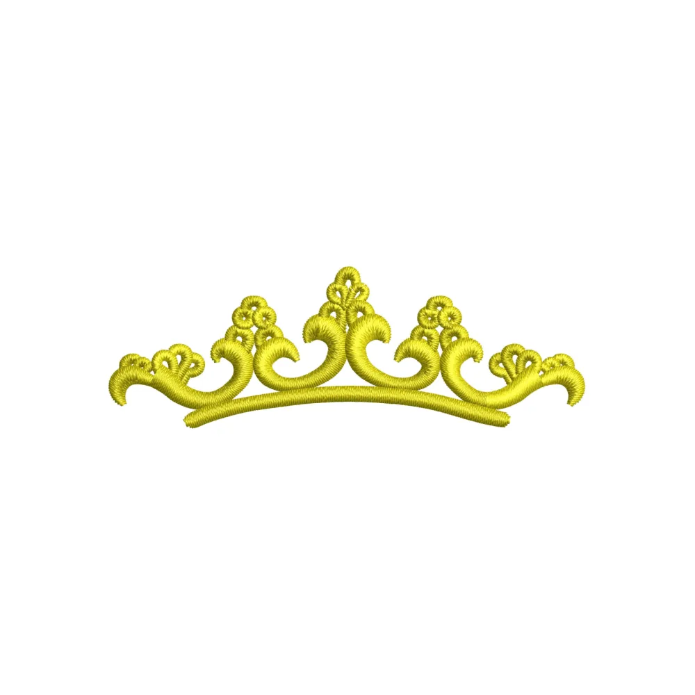 Crown Honesty Embroidery Design