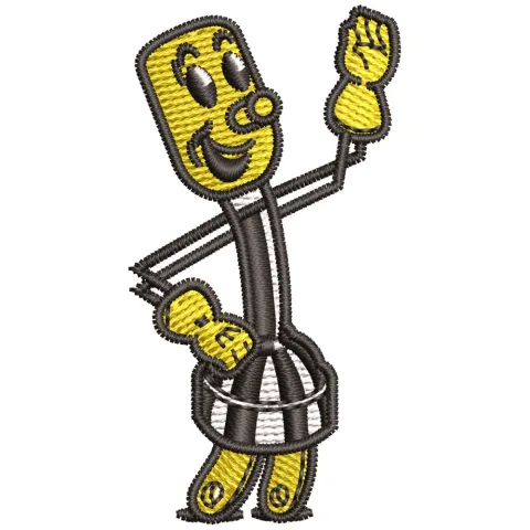 Cartoon Embroidery Design