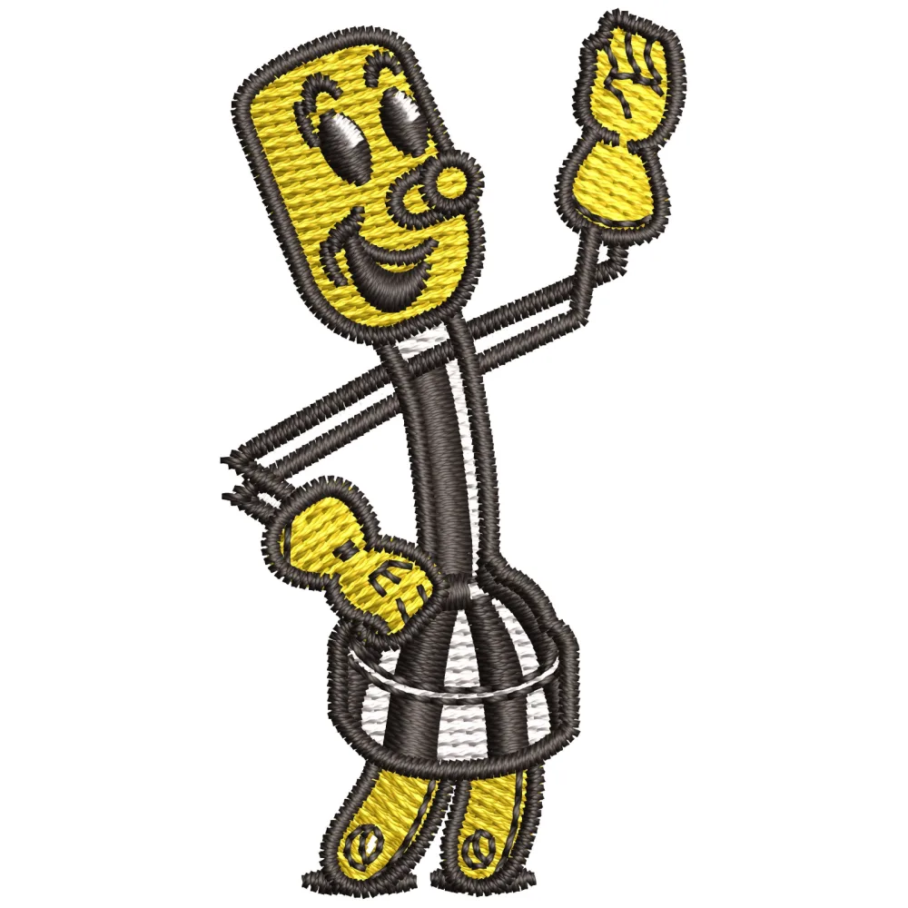 Cartoon Embroidery Design