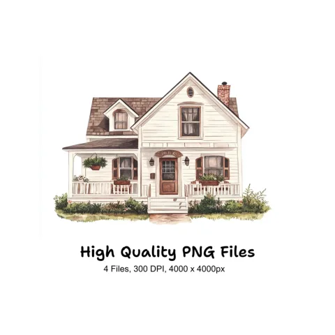 Vintage Farmhouse Clipart Bundle