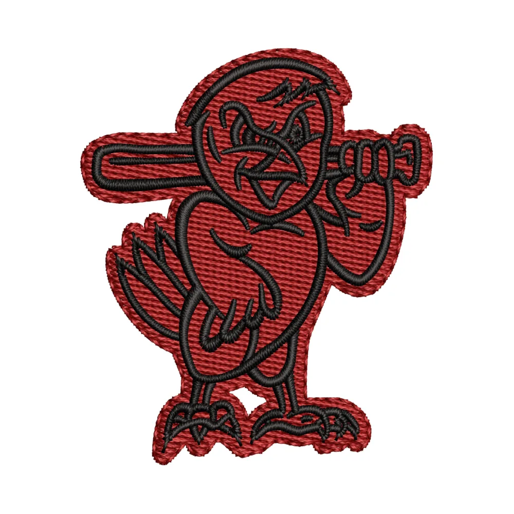 Chicken Player Embroidery Design