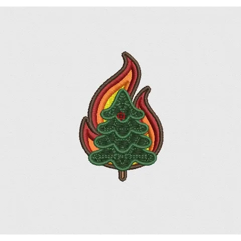 Tree Embroidery Design