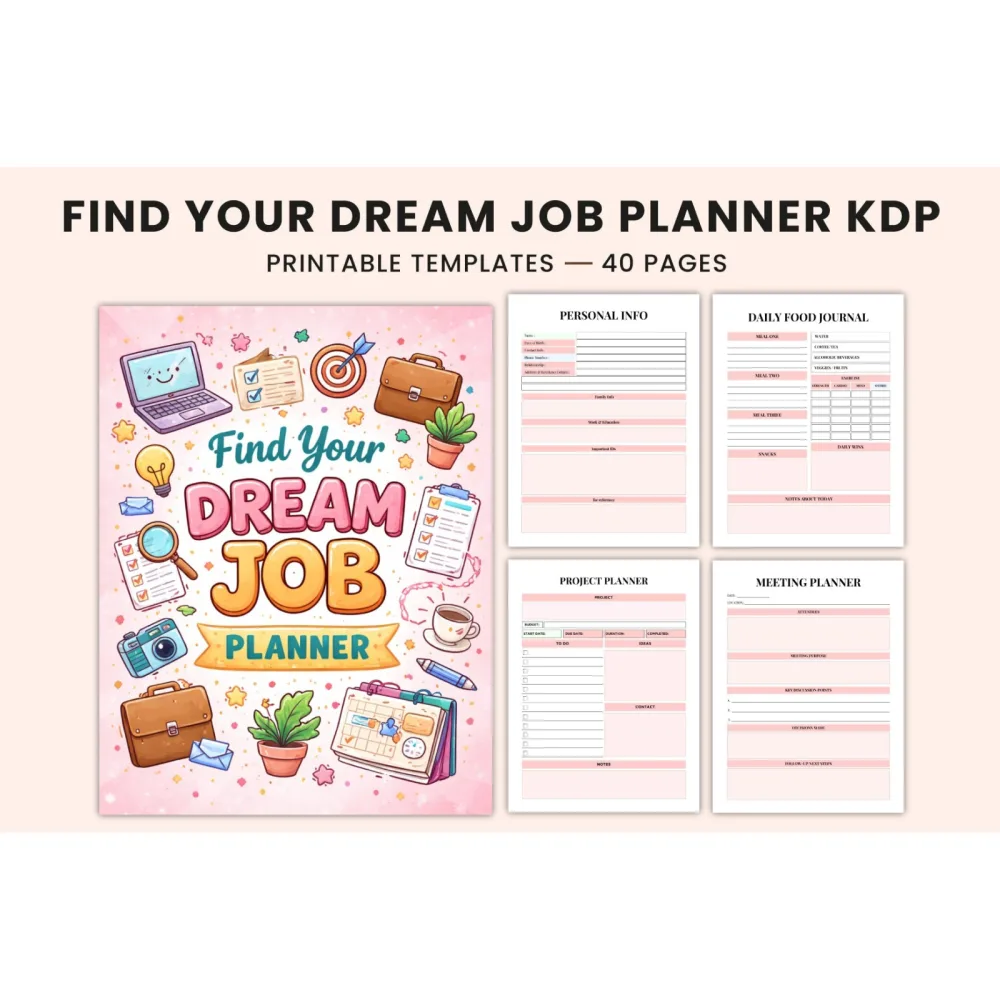 Find Your Dream Job Planner