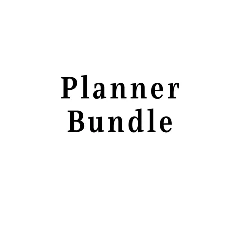 Planner Bundle