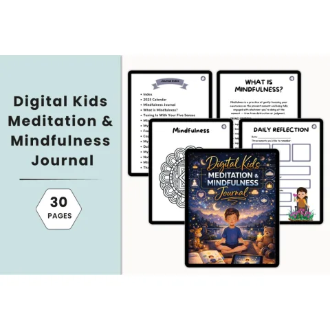 Kids Meditation Mindfulness Journal