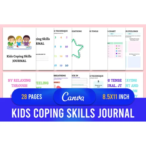 Kids Coping Skills Journal