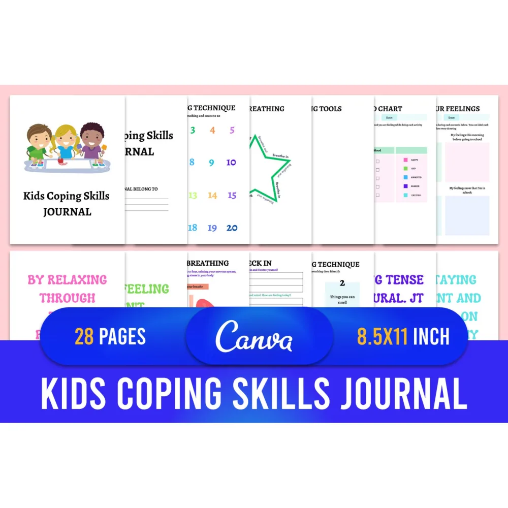 Kids Coping Skills Journal