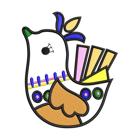 Bird Baby Multi Embroidery Design