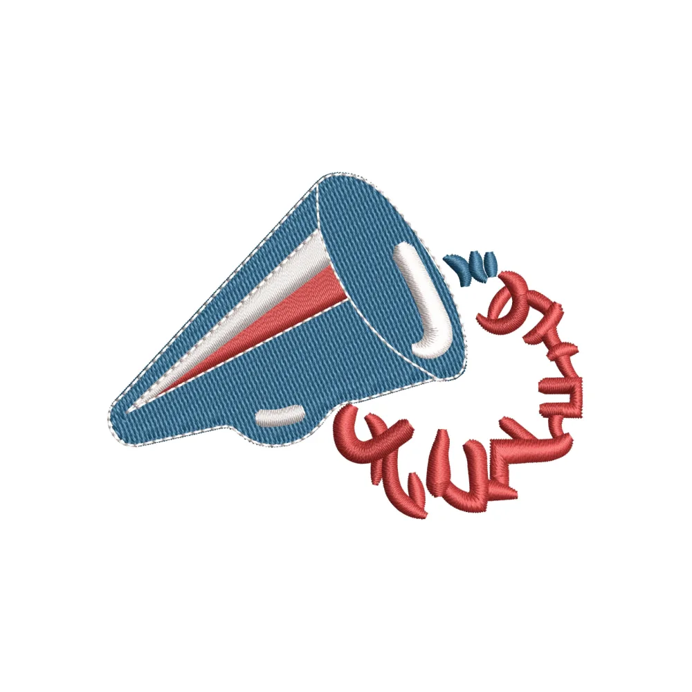 Speaker Embroidery Design