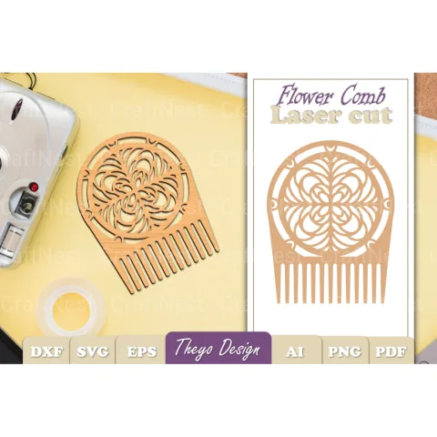 Comb Flower SVG Bundle