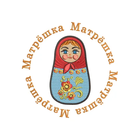 Russiandoll Embroidery Design