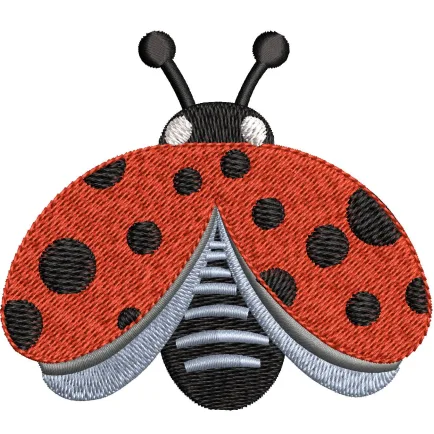 Ladybird Embroidery Design