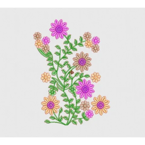 Flower Embroidery Design