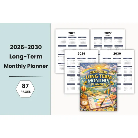 Long Term Monthly Planner