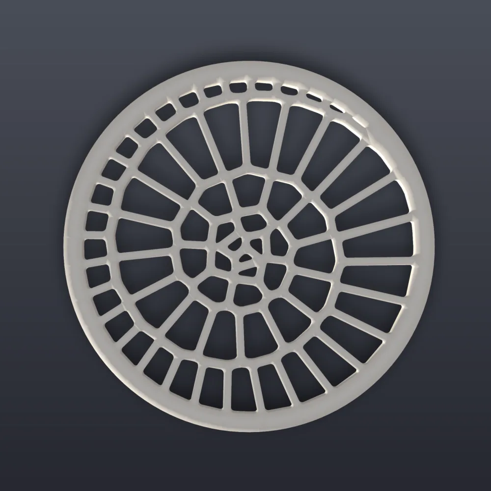 Ammonite Trivet 3D Print STL File