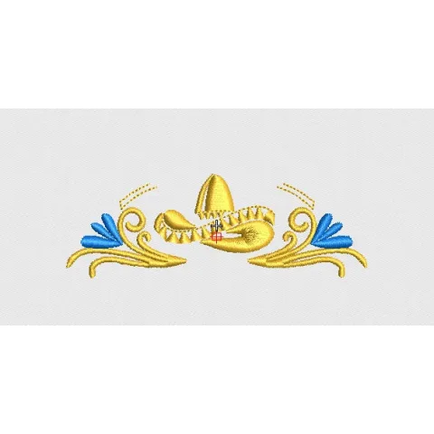 Hat Embroidery Design
