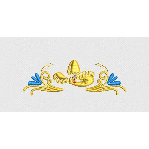 Hat Embroidery Design