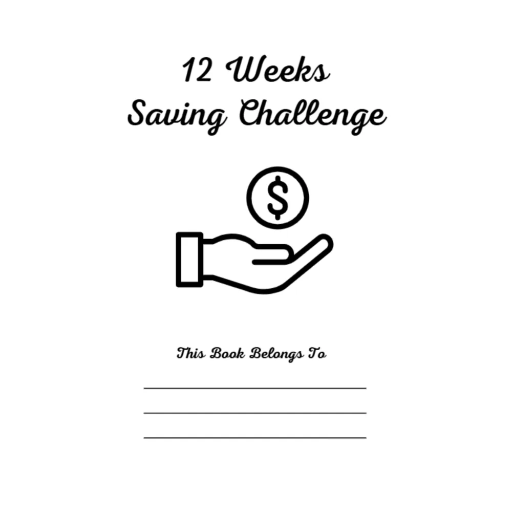 12 Weeks Saving Challenge Bundle