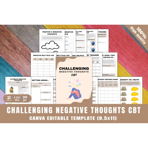 Challenging Negative Thoughts: CBT Planner