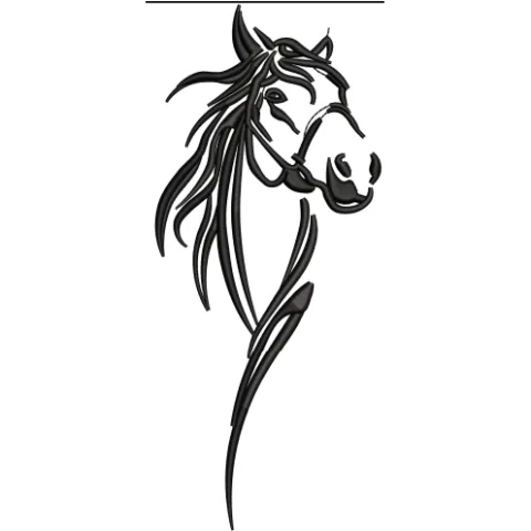 Horse Embroidery Design