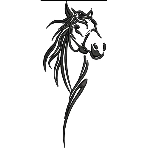 Horse Embroidery Design