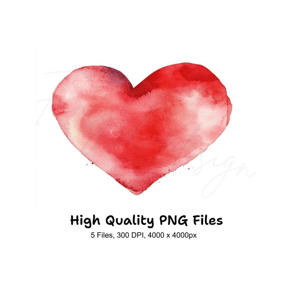 Lovely Heart Clipart Bundle