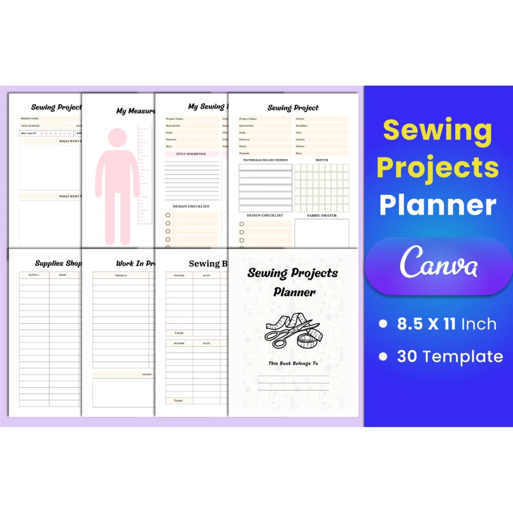 Sewing Projects Planner