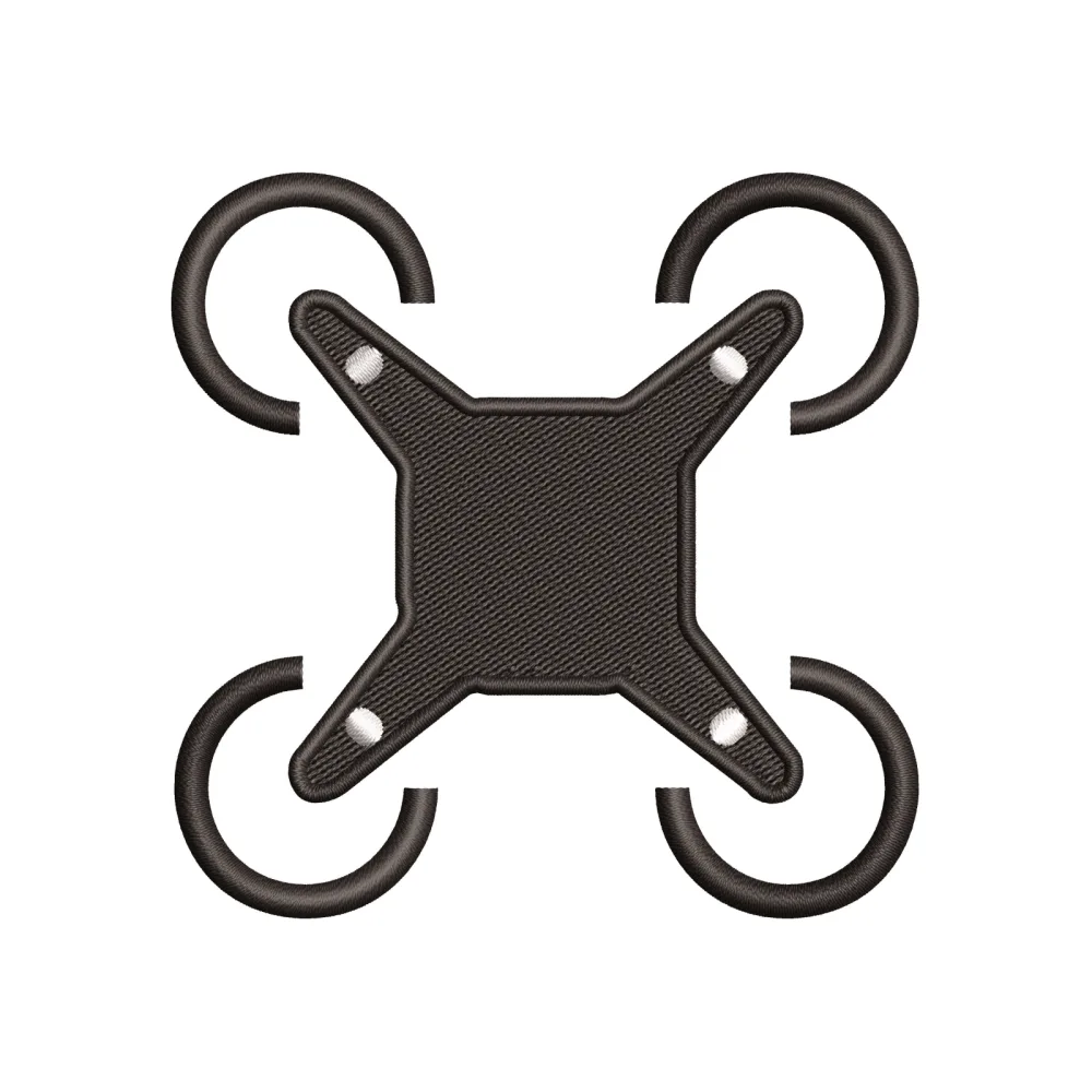 Drone Detect Embroidery Design