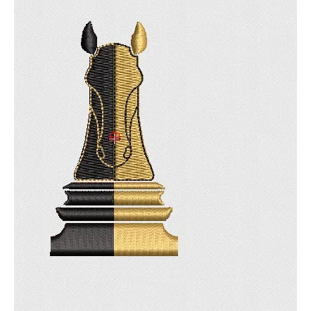 Chess Embroidery Design
