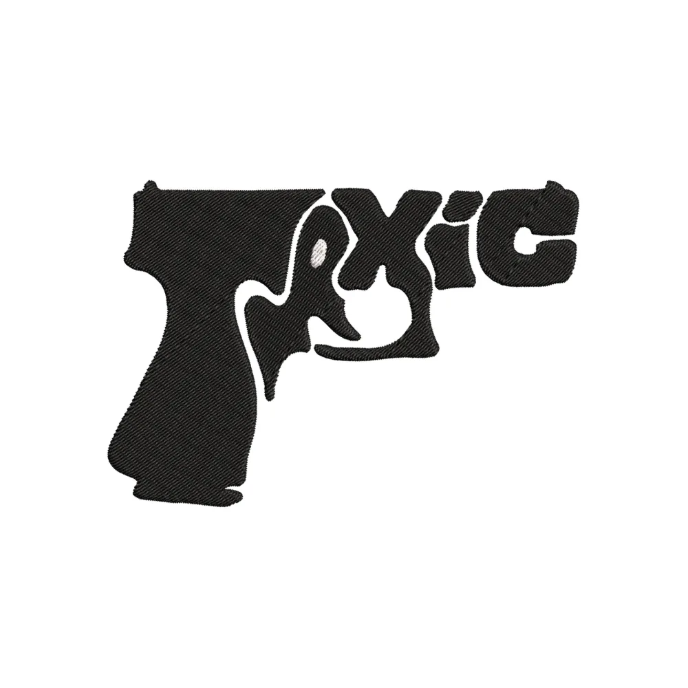 Pistol Embroidery Design