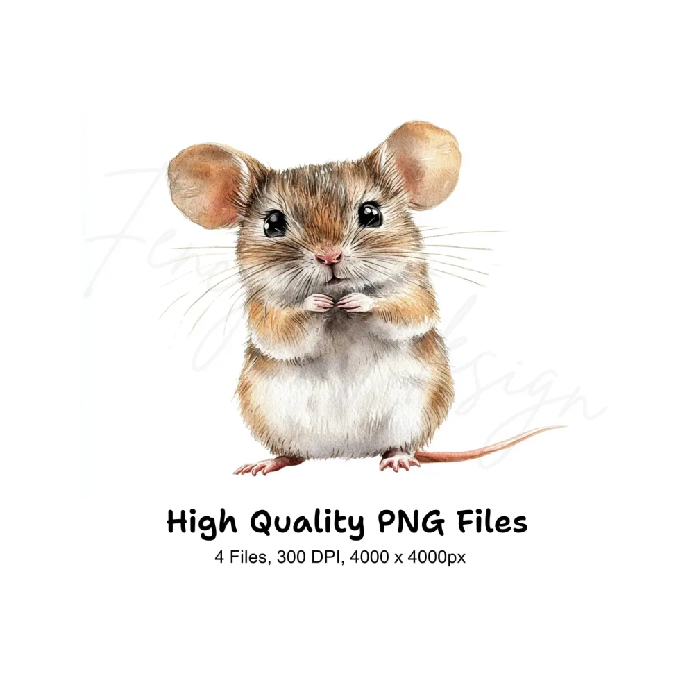 Cute Mouse Clipart Bundle