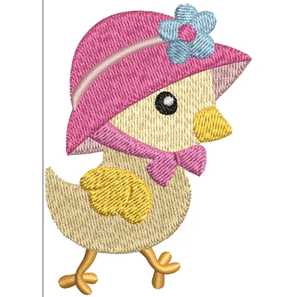 Baby Chick Embroidery Design