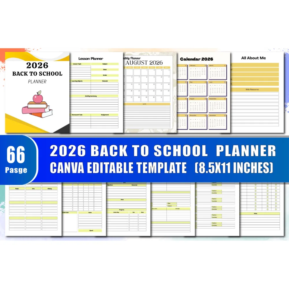 Back to School Planner