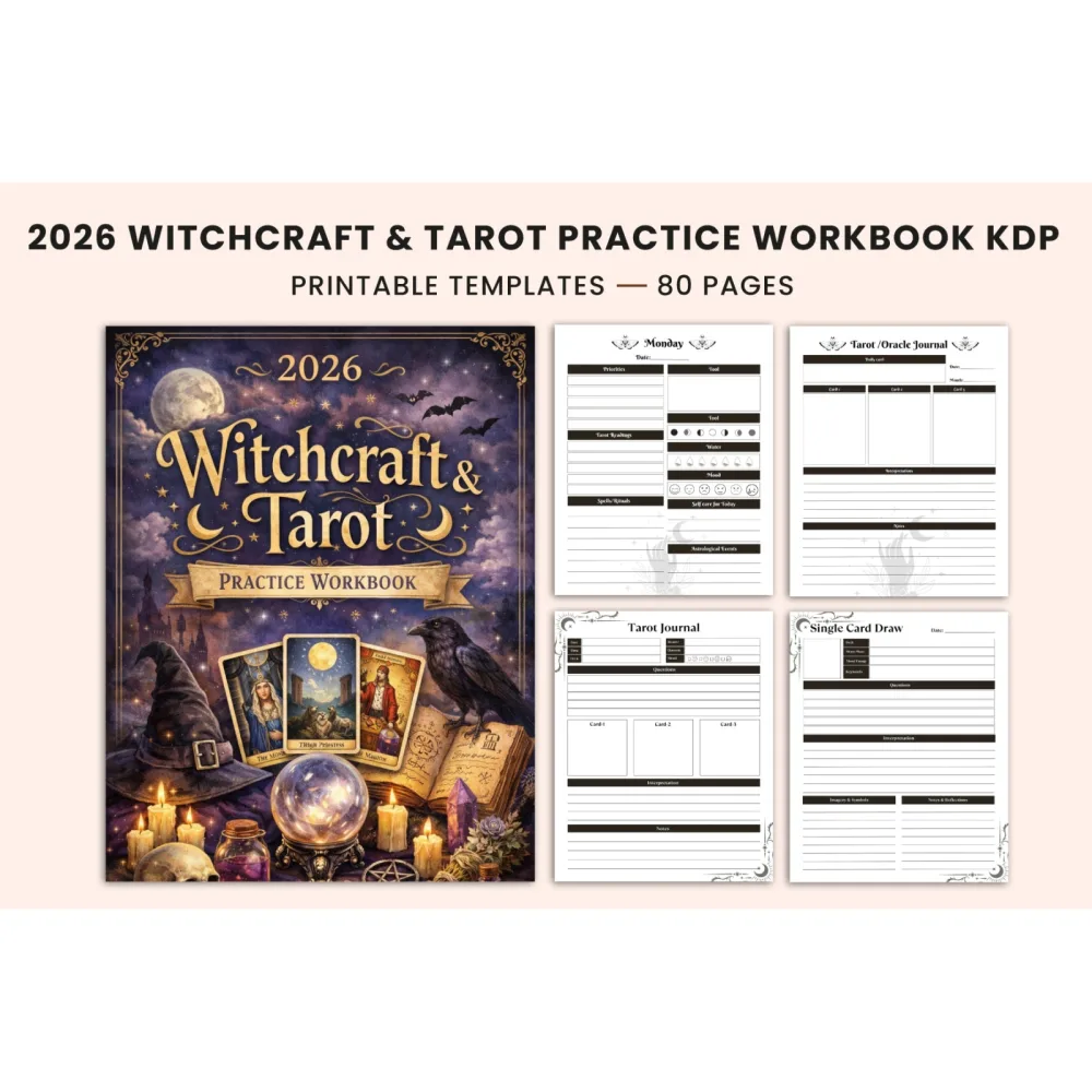Witchcraft Tarot Practice Workbook