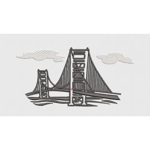 Bridge Embroidery Design