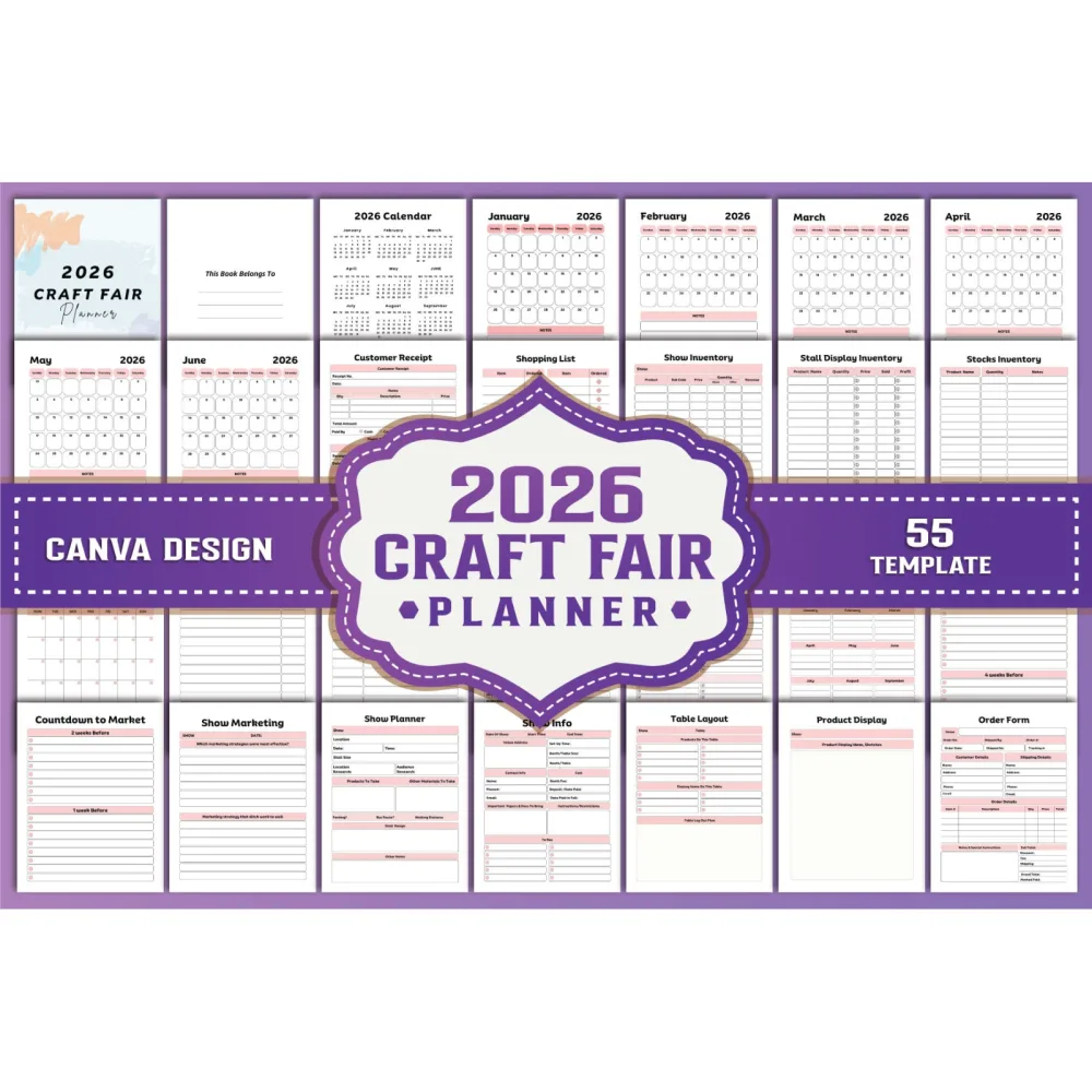 Craft Fair Planner Guide