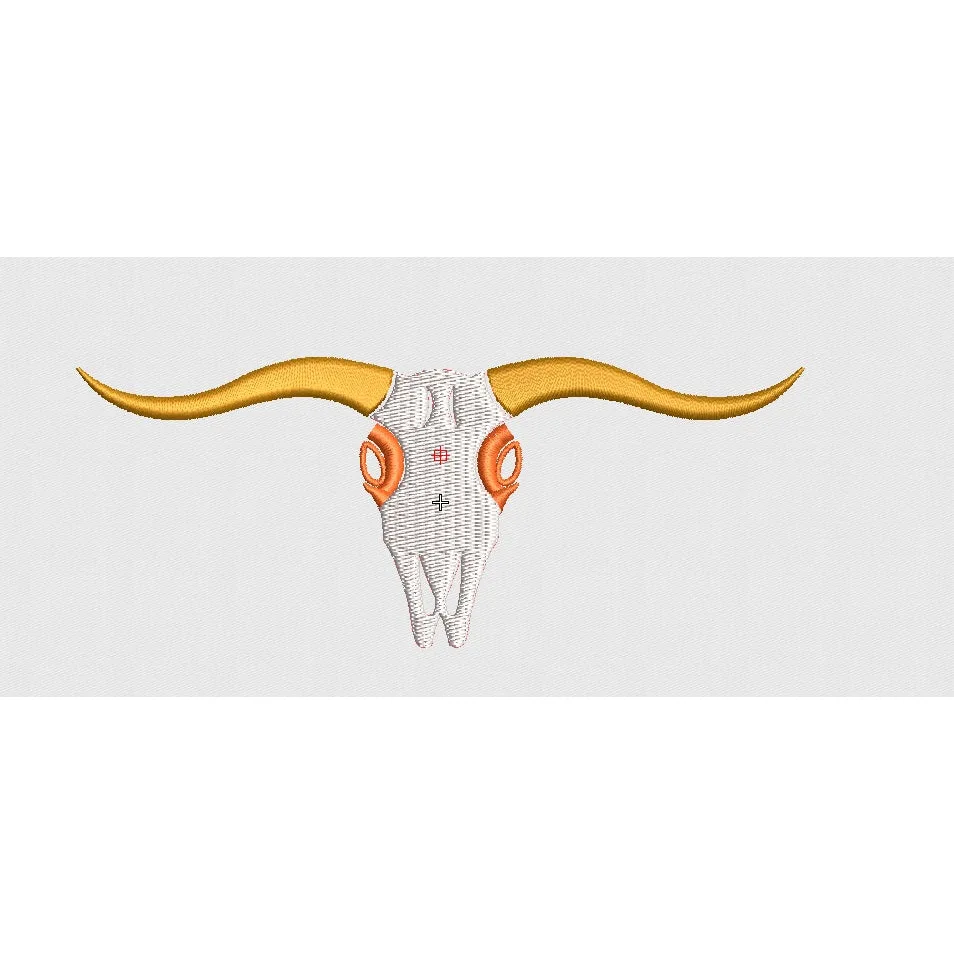 Skull Embroidery Design