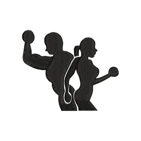 Body Strong Embroidery Design
