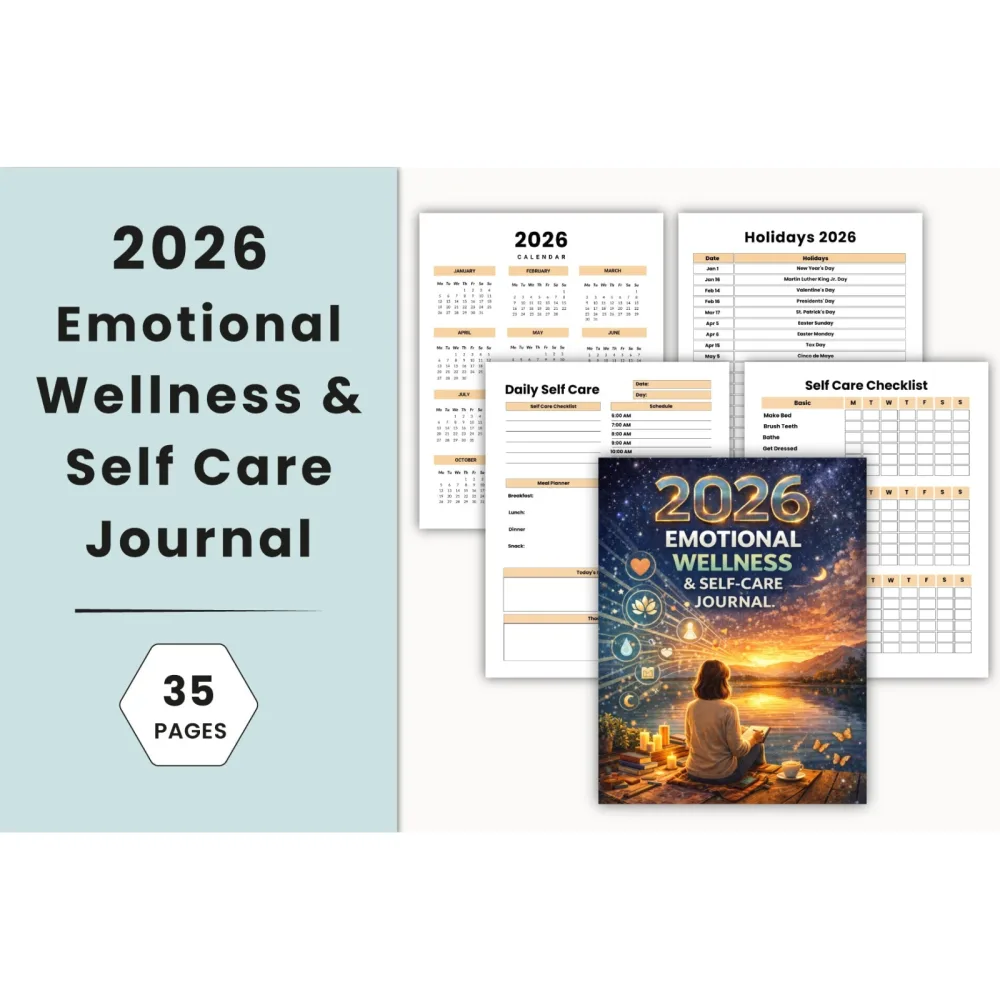 Emotional Wellness Self-Care Journal